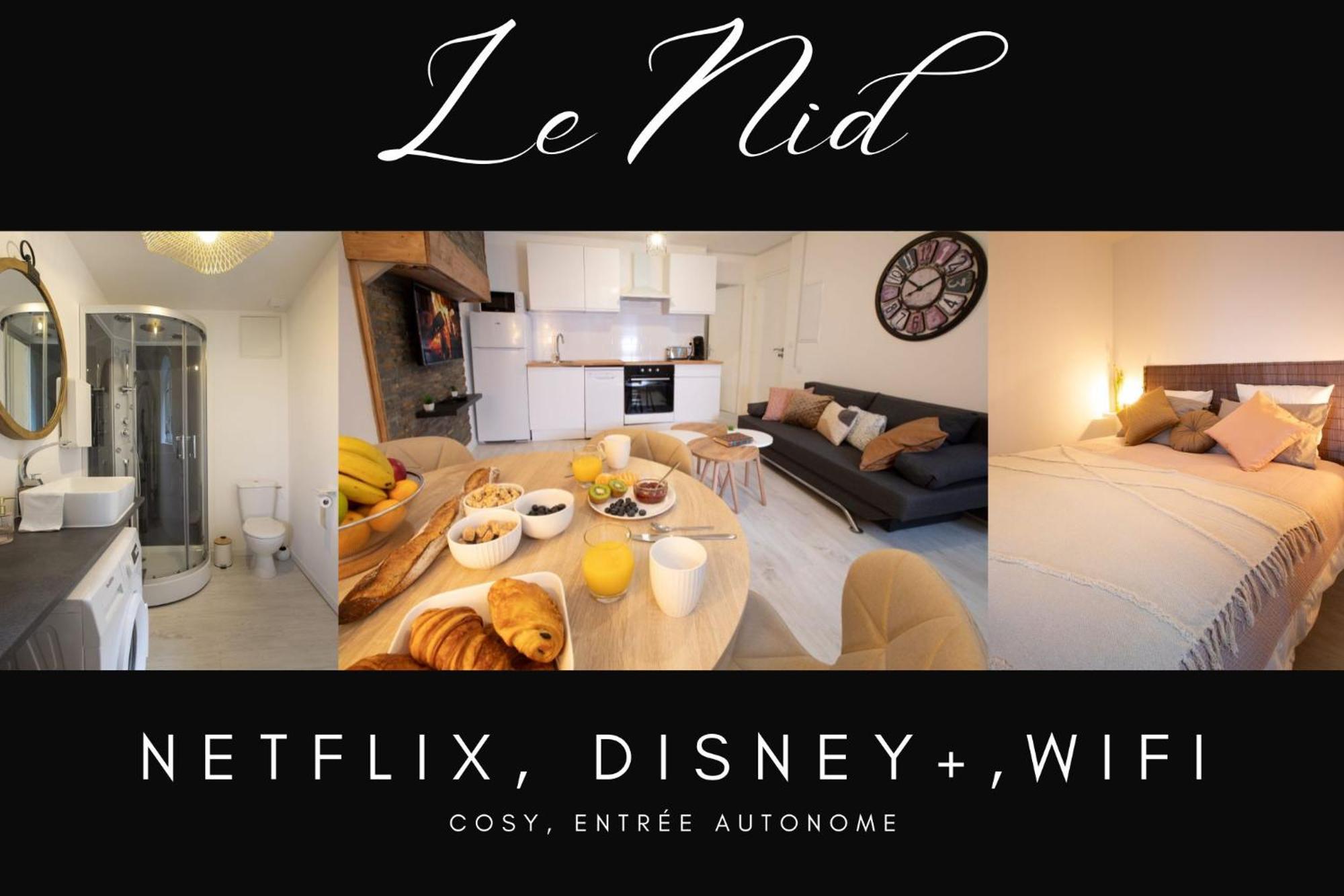 Le Nid 3 Etoiles Wifi, Netflix, Disney, Coeur De Bastide Вильфранш-де-Руэрг Экстерьер фото